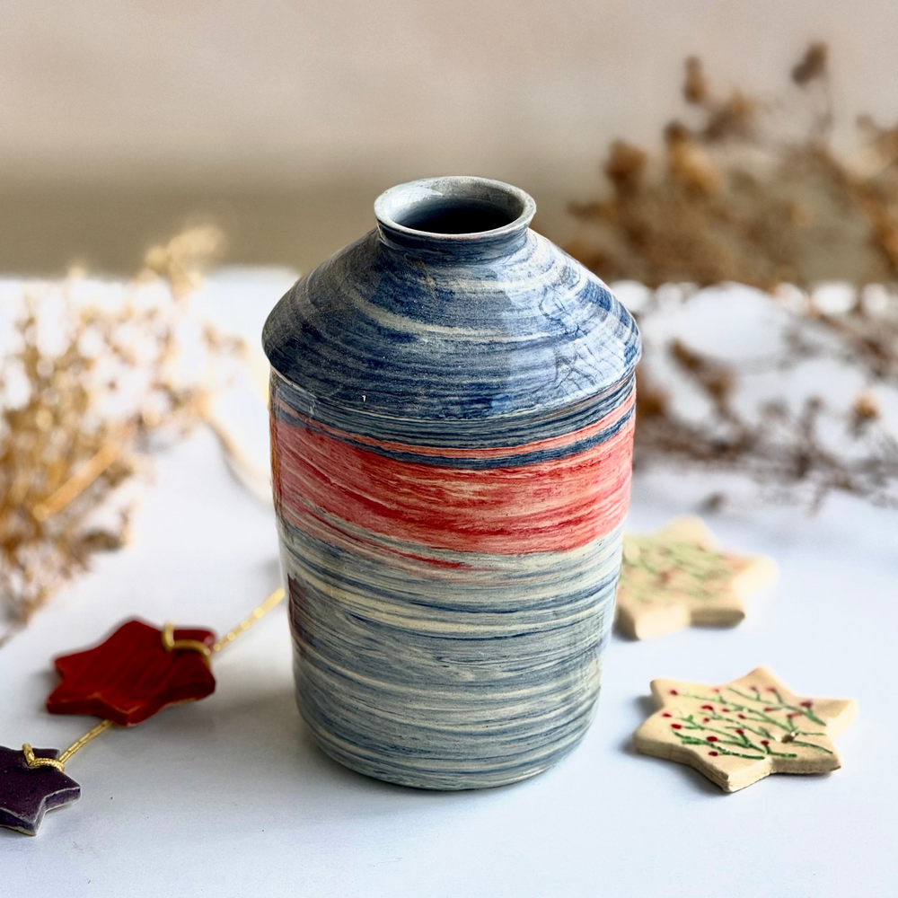 Tempest Bottle Vase, top-down view of the narrow opening