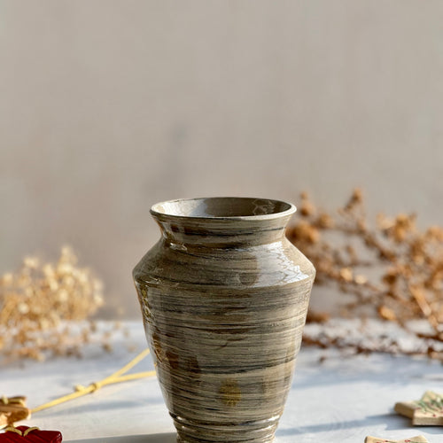 Olive Ridge Vase, front view