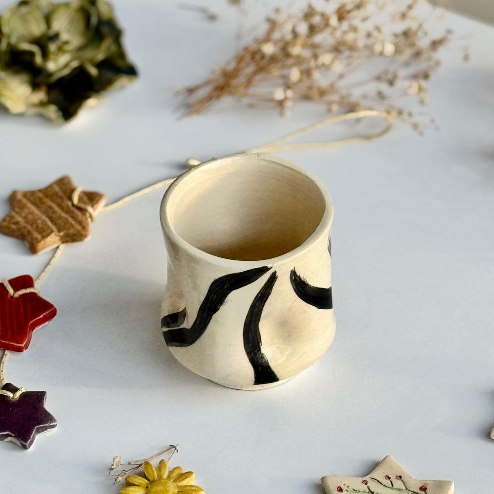 Ink Stroke Cups viewed from a slight angle