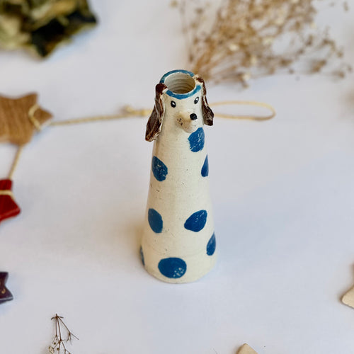 Blueberry Dot Dog, front view
