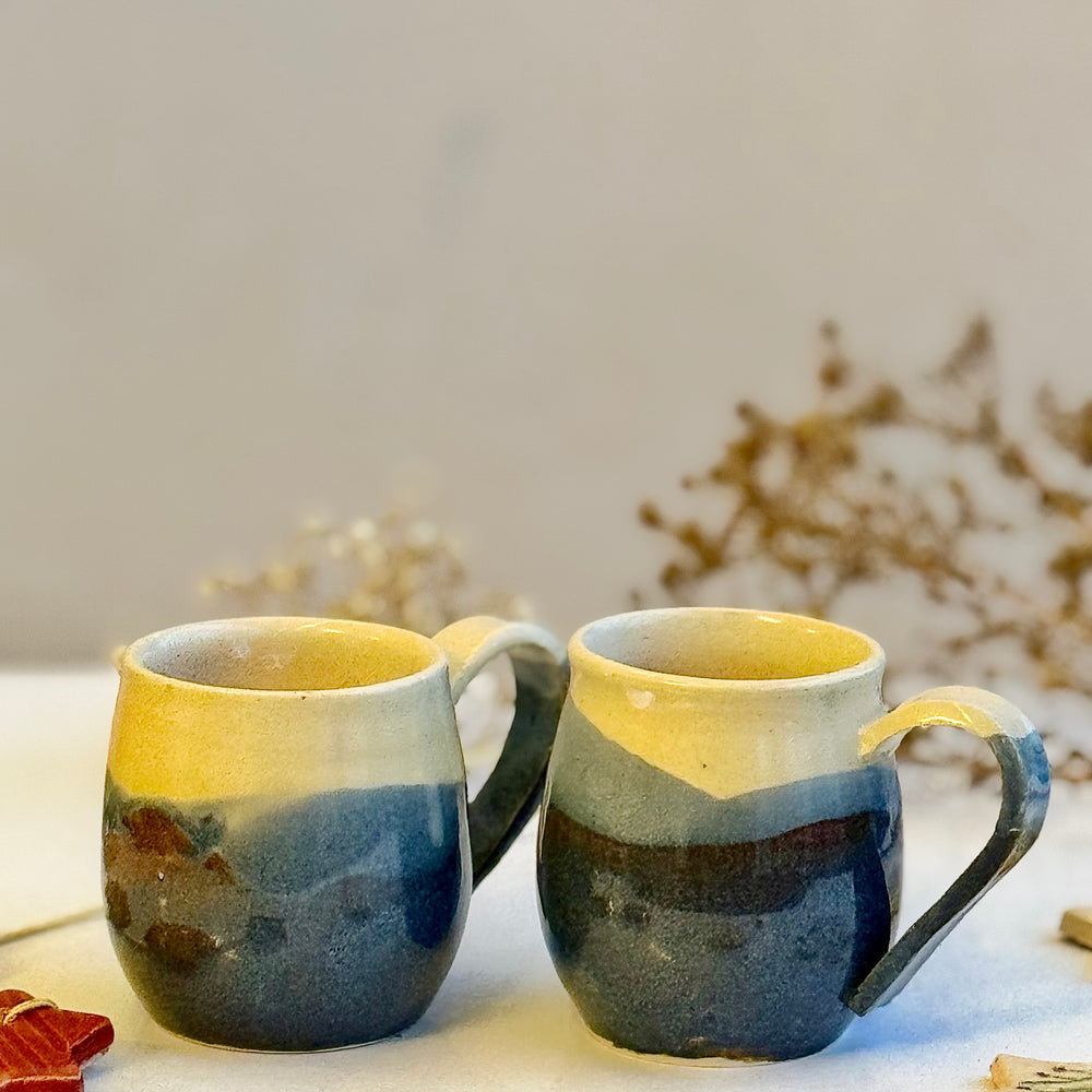 Highland Mug Pair, the pair shown side by side