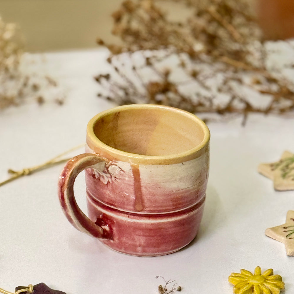 Dusty Rose Mug viewed from a slight angle