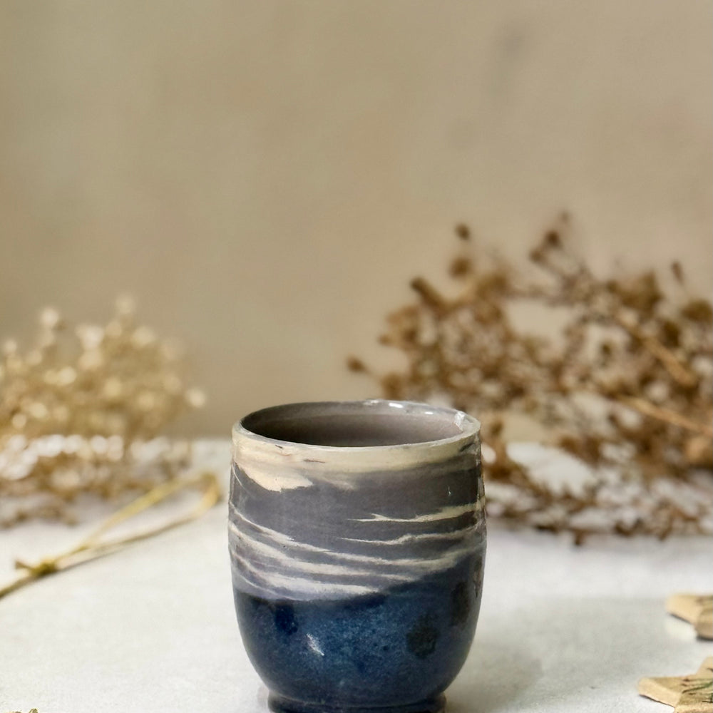 Slate Marble Tumbler, front view