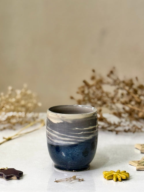 Slate Marble Tumbler, front view