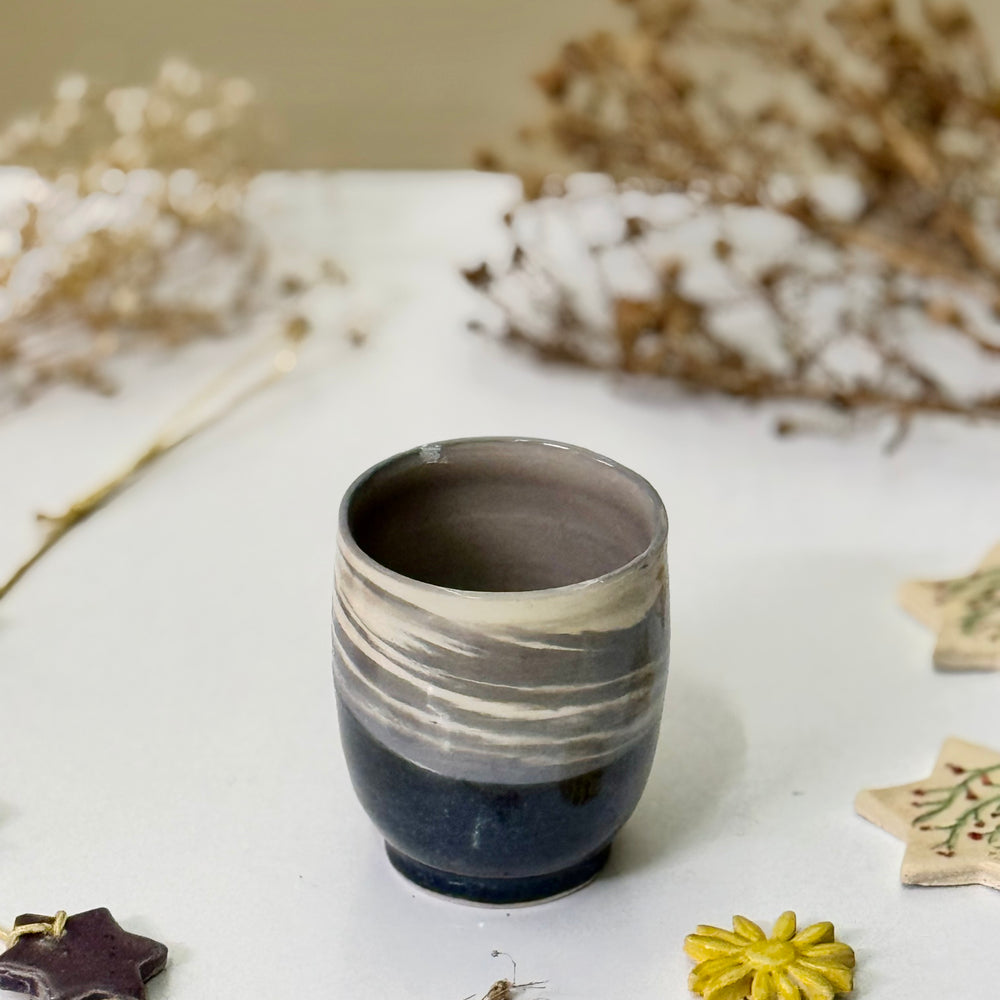 Slate Marble Tumbler viewed from a slight angle